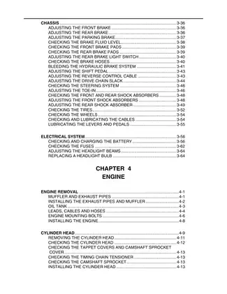 2006-2009 Yamaha Raptor 700R, YFM700 service manual Preview image 5