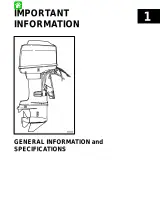 1996 Mercury 30 HP & 40 HP Outboard Motors Service Manual (P/N 90-814676R1) – preview page 5