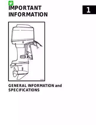 Mercury 30/40 HP Outboard Motors Service Manual (1996) Preview image 5