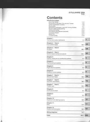 1981-1993 Isuzu pickup truck repair manual Preview image 4