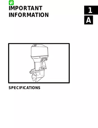 Mercury Outboard Motors Service Manual (1992-2000) Preview image 5