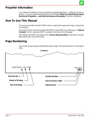 Mercury Marine Outboard Service Manual for Models 6, 8, 9.9, 10 and 15 Preview image 5