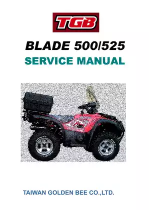 TGB Blade 525/500 ATV service manual