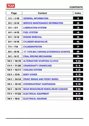 TGB Blade 525/500 ATV service manual Preview image 4