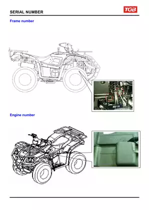 TGB Blade 525/500 ATV service manual Preview image 5