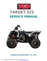 TGB Target 525 ATV Factory Service Manual (P/N C4077-90960) – preview page 1