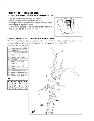 2007-2009 Suzuki LTZ 90, Z90 ATV repair manual Preview image 3