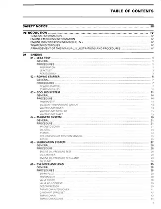 2006 Rotax 400 engine shop manual Preview image 4