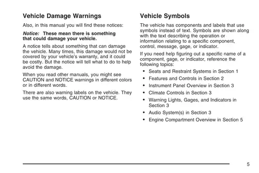 2006-2009 Buick Lucerne owner manual Preview image 5