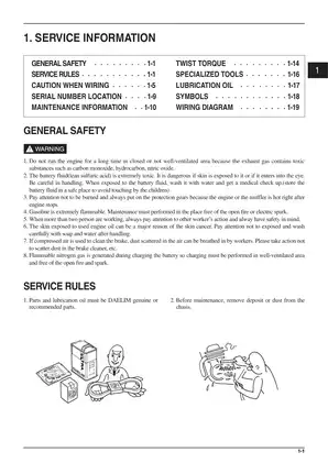 Daelim Cordi 50 scooter service manual Preview image 4