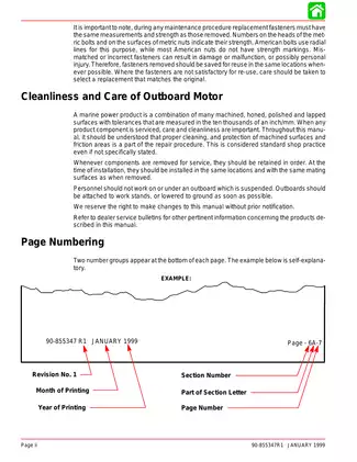 Mercury Mariner outboard motor 135 hp, 150 hp OptiMax Direct Fuel Injection service manual Preview image 3