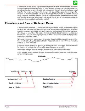 Mercury Mariner 115 hp / 115 EFI outboard engine manual Preview image 3