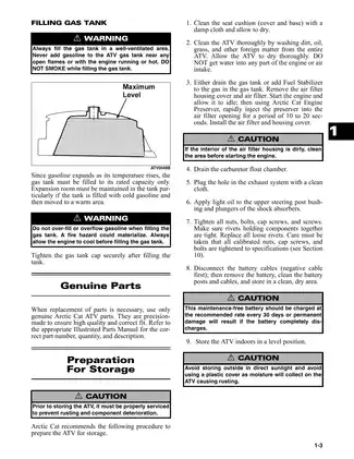 Comprehensive Arctic Cat ATV Service Manual (Year Model Unspecified) Preview image 4