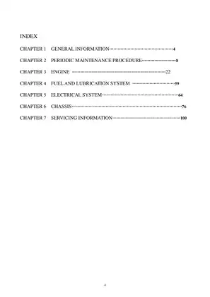 2006 Keeway Hurricane 50, Hurricane 90 service and maintenance manual Preview image 4