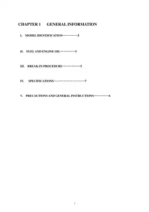 2006 Keeway Hurricane 50, Hurricane 90 service and maintenance manual Preview image 5