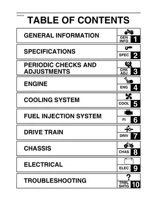 2007-2008 Yamaha Grizzly 700, YFM7FG EPS ATV service manual Preview image 5