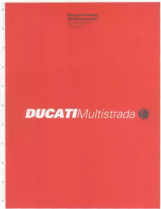 2006 Ducati Multistrada 620 repair manual Preview image 1