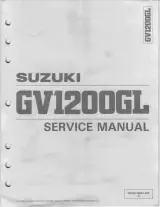 1985–1986 Suzuki GV1200GL, Madura 1200 Service Manual (P/N 99500-39041-03E) – preview page 1