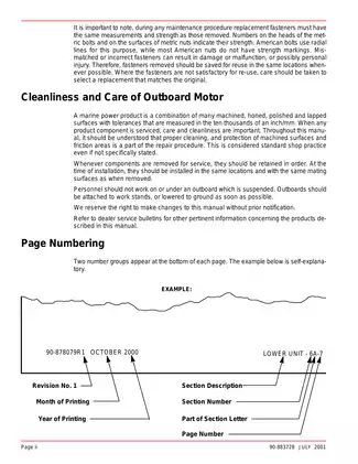 Mercury Marine 150/175/200 EFI Outboard Service Manual (2001) Preview image 3