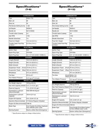 2006 Arctic Cat DVX 50, DVX 90 Youth ATV Y-6, Y-12 repair service manual Preview image 3