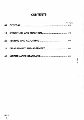 1998-2008 Komatsu WA180-3 Avance wheel loader shop manual Preview image 2