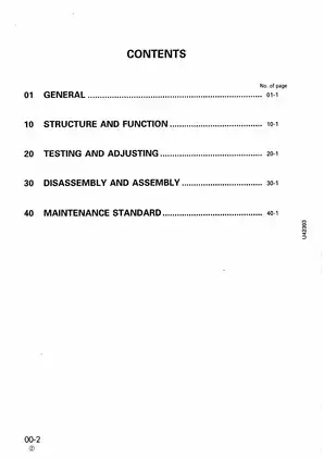 2001-2011 Komatsu WA380-3, WA 380 Avance Wheel Loader shop manual Preview image 2