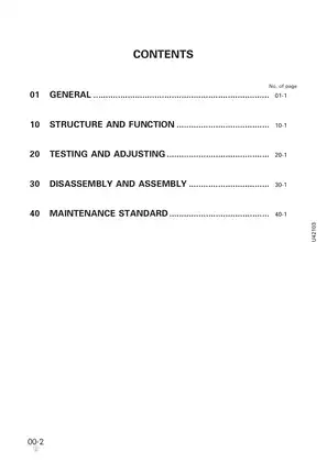 Komatsu WA470-3, WA470 Avance Wheel Loader shop manual Preview image 2