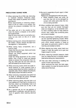 Komatsu WA70-1 Wheel Loader shop manual Preview image 4