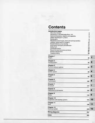 Comprehensive Mercedes-Benz 190 Automotive Repair Manual (1984-1988) Preview image 4