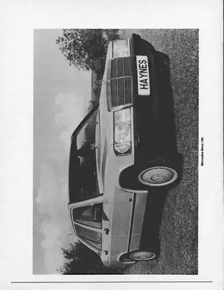 Comprehensive Mercedes-Benz 190 Automotive Repair Manual (1984-1988) Preview image 5