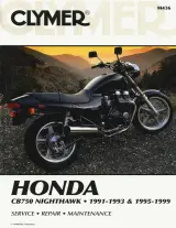 1991–1999 Honda CB750 Nighthawk Service & Repair Manual (P/N  0-89287-750-2) – preview page 1