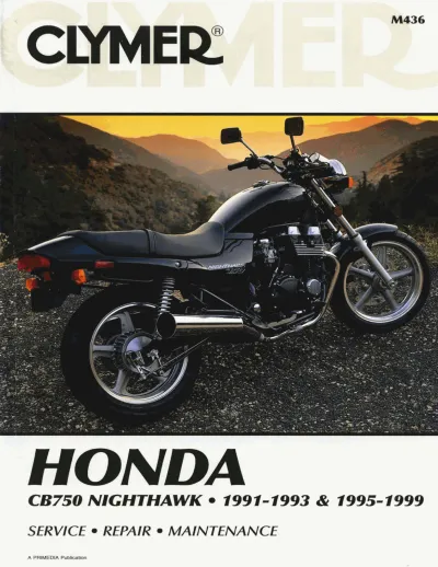 Preview: 1991–1999 Honda CB750 Nighthawk Service & Repair Manual (P/N  0-89287-750-2)