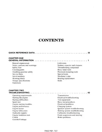 Honda CB750 Nighthawk Service and Repair Manual (1991-1999) - Comprehensive Guide Preview image 5