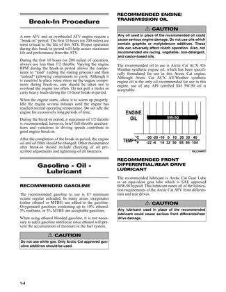 2008 Arctic Cat 366 4x4 service manual Preview image 5