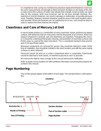 2002-2006 Mercury Marine 240 hp EFI Jet Drive service manual Preview image 3