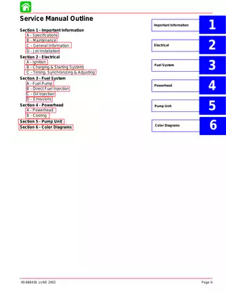 Mercury Marine 250 OptiMax Jet Drive Service Manual (2002) Preview image 4