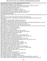 Ford 420 3 Cylinder Tractor Loader Backhoe 1975–1978 Parts List – preview page 1