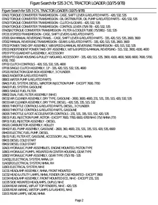 Comprehensive Service Manual for the 535 3 Cylinder Tractor Loader (1975-1978) Preview image 4