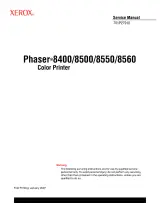 Xerox Phaser 8400/8500/8550/8560 Color Printer Service Manual (P/N 701P27910, 2007) – preview page 3