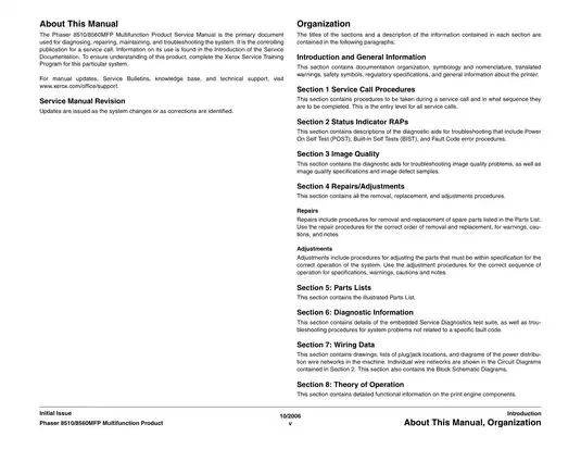 Xerox Phaser 8510/8560 Multifunction Product Service Manual Preview image 5