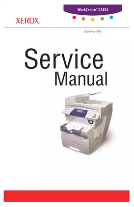 Xerox WorkCentre C2424 multifunction color printer service manual