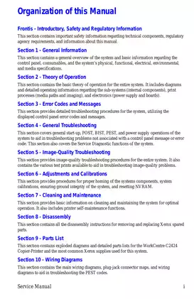 Xerox WorkCentre C2424 Copier-Printer Service Manual - Comprehensive Guide for Maintenance and Repair Preview image 5