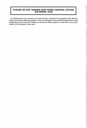 Kawasaki Prairie 650 KVF Service Manual - Comprehensive Vehicle Maintenance Guide Preview image 5