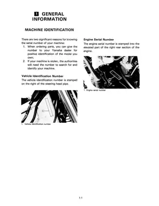 1986 Yamaha Tri-Z 250, YTZ250 Sport ATC service manual Preview image 3