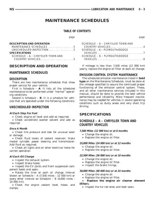 2000 Dodge Caravan shop manual Preview image 3