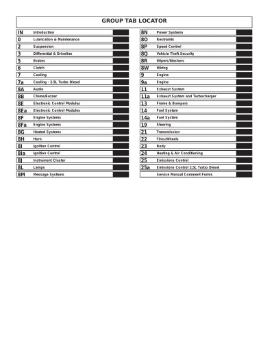 2002 Dodge Caravan & Chrysler Town & Country Factory Service Manual (PN 81-370-02062)