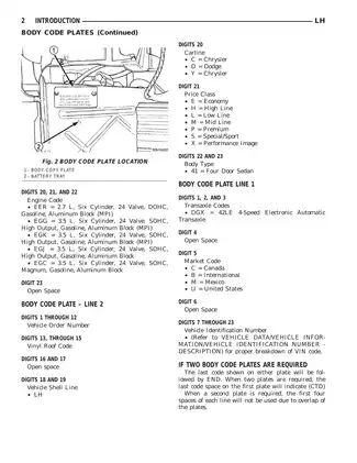 2002 Dodge Intrepid repair manual Preview image 3