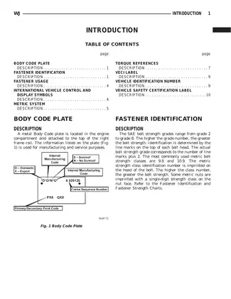2001 Jeep Grand Cherokee service manual Preview image 2