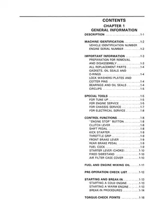 1992-1993 Yamaha WR500, WR500Z repair manual Preview image 3