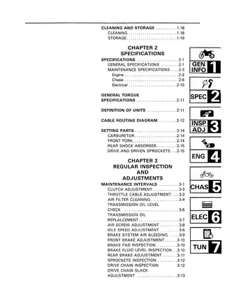 1992-1993 Yamaha WR500, WR500Z repair manual Preview image 4